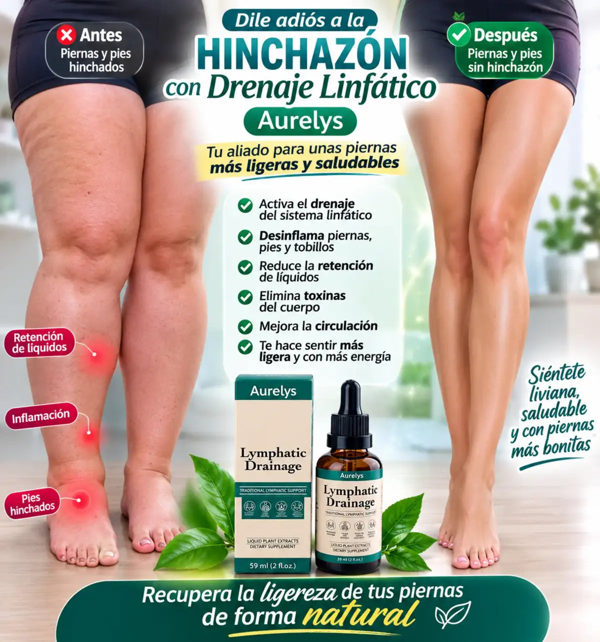Drenaje Linfatico – Extracto Herbal Gotas