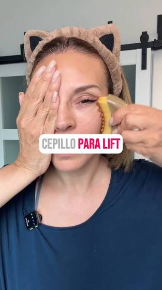 Cepillo drenaje linfático facial
