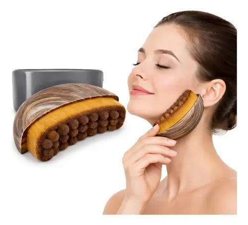 Cepillo drenaje linfático facial