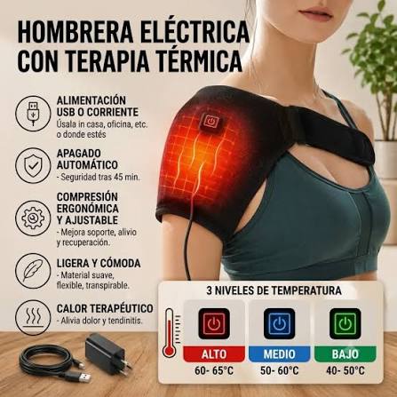 Hombrera Térmica 3 Niveles Calor