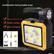 Linterna Carga Solar Kit Herramientas